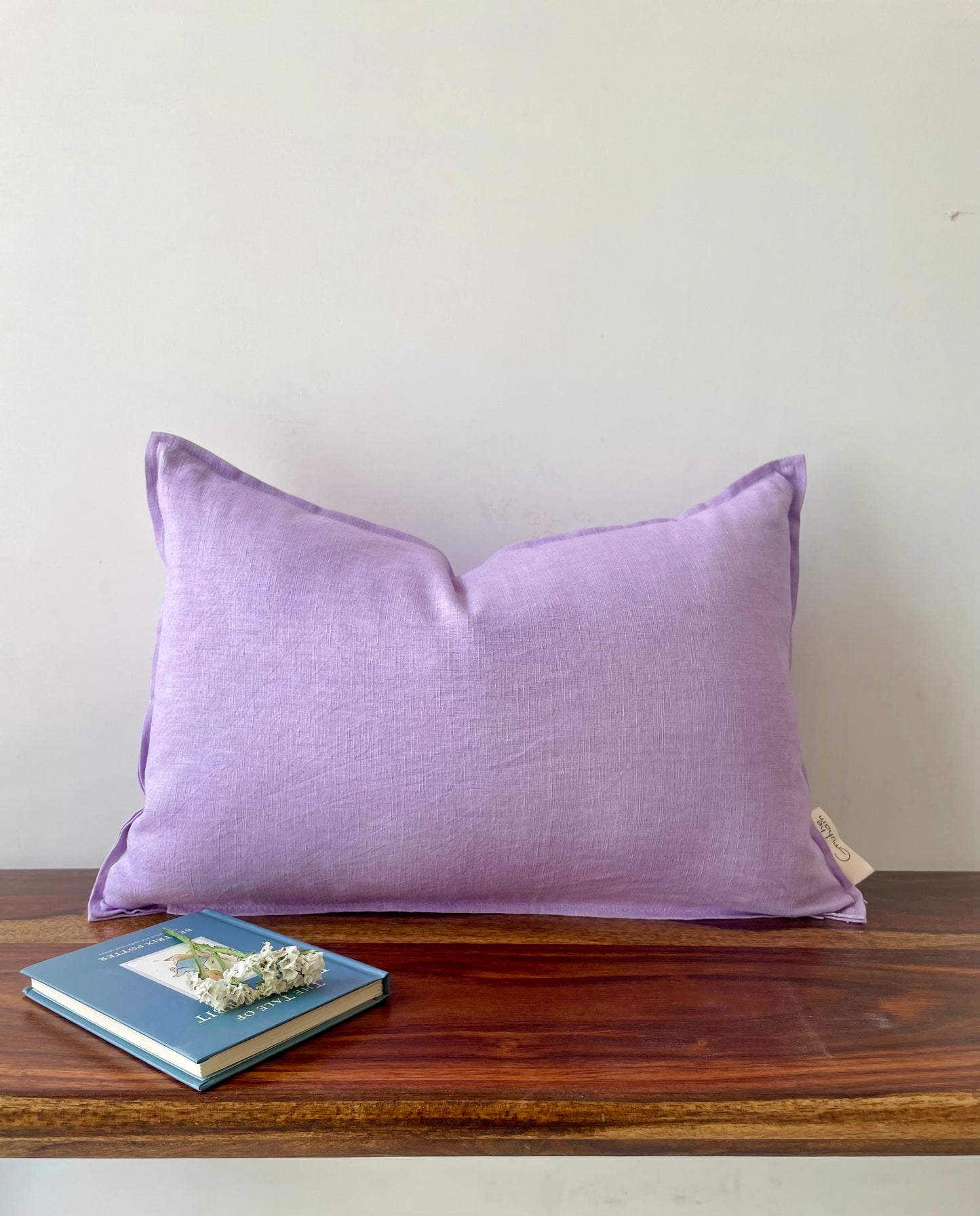 Lavender Lemonade Solid Lavender Cushion cover