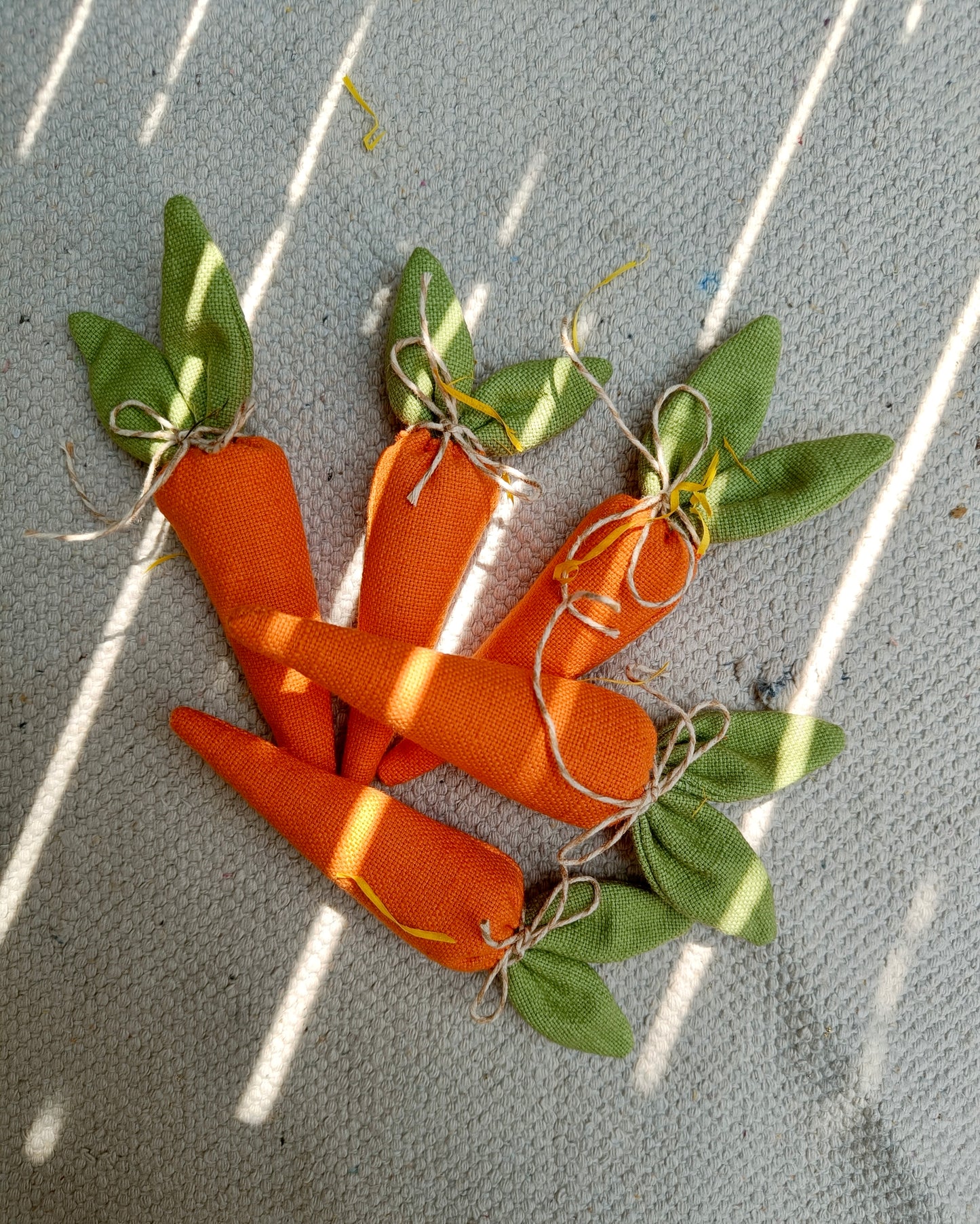 Rustic Fabric Carrots