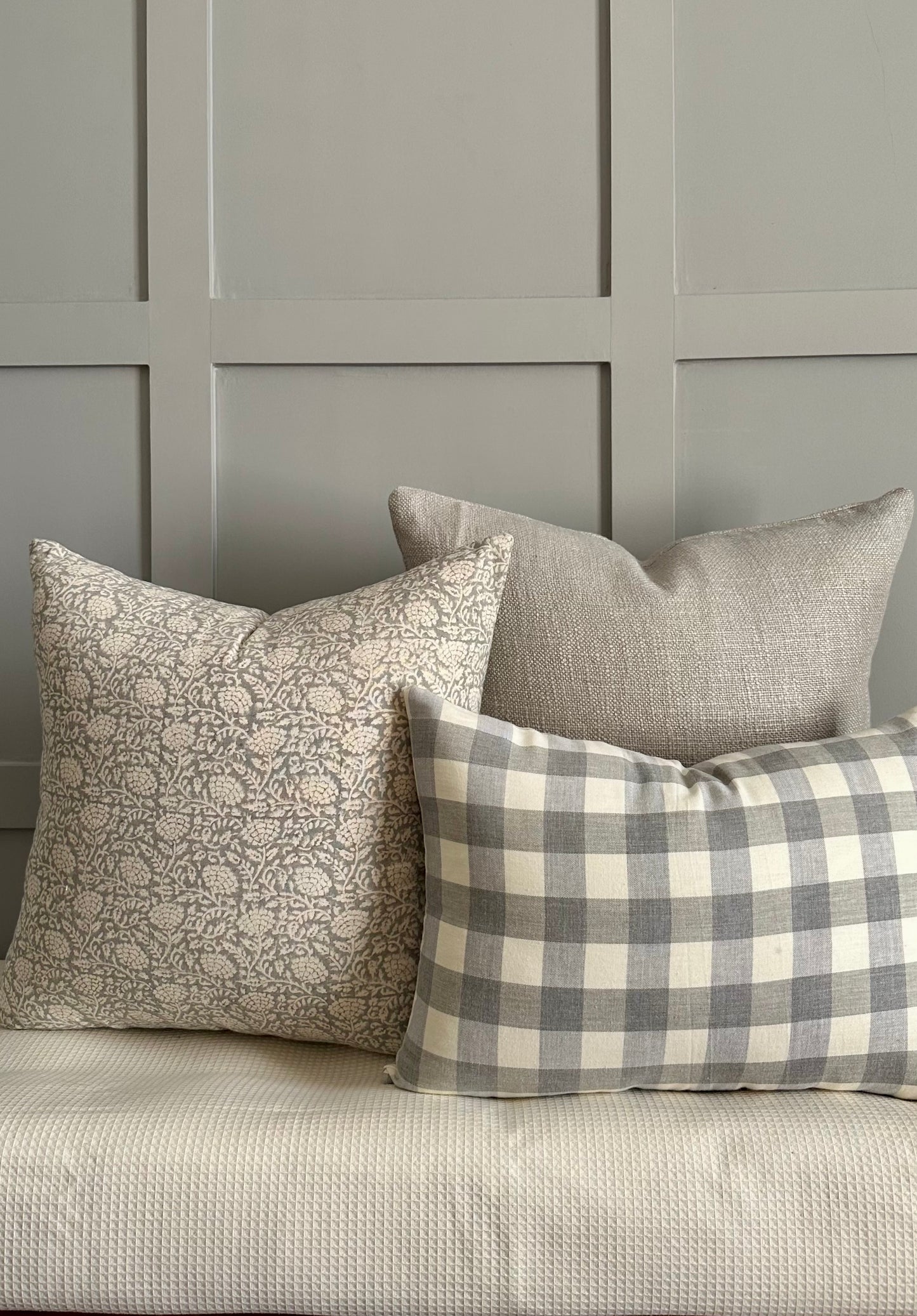 Graceful Grey Solid Cushion cover