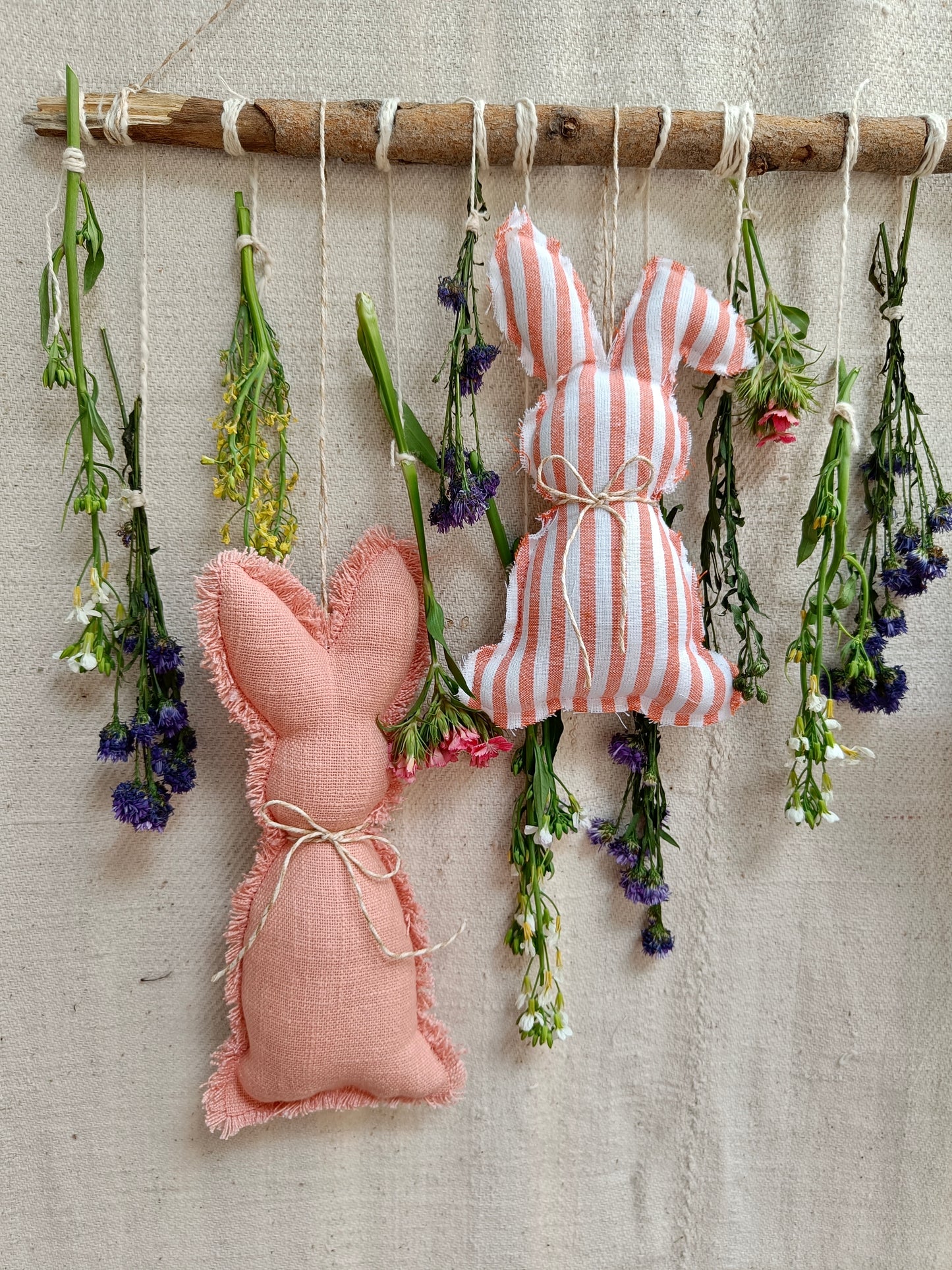 Farmhouse Fabric Bunnies