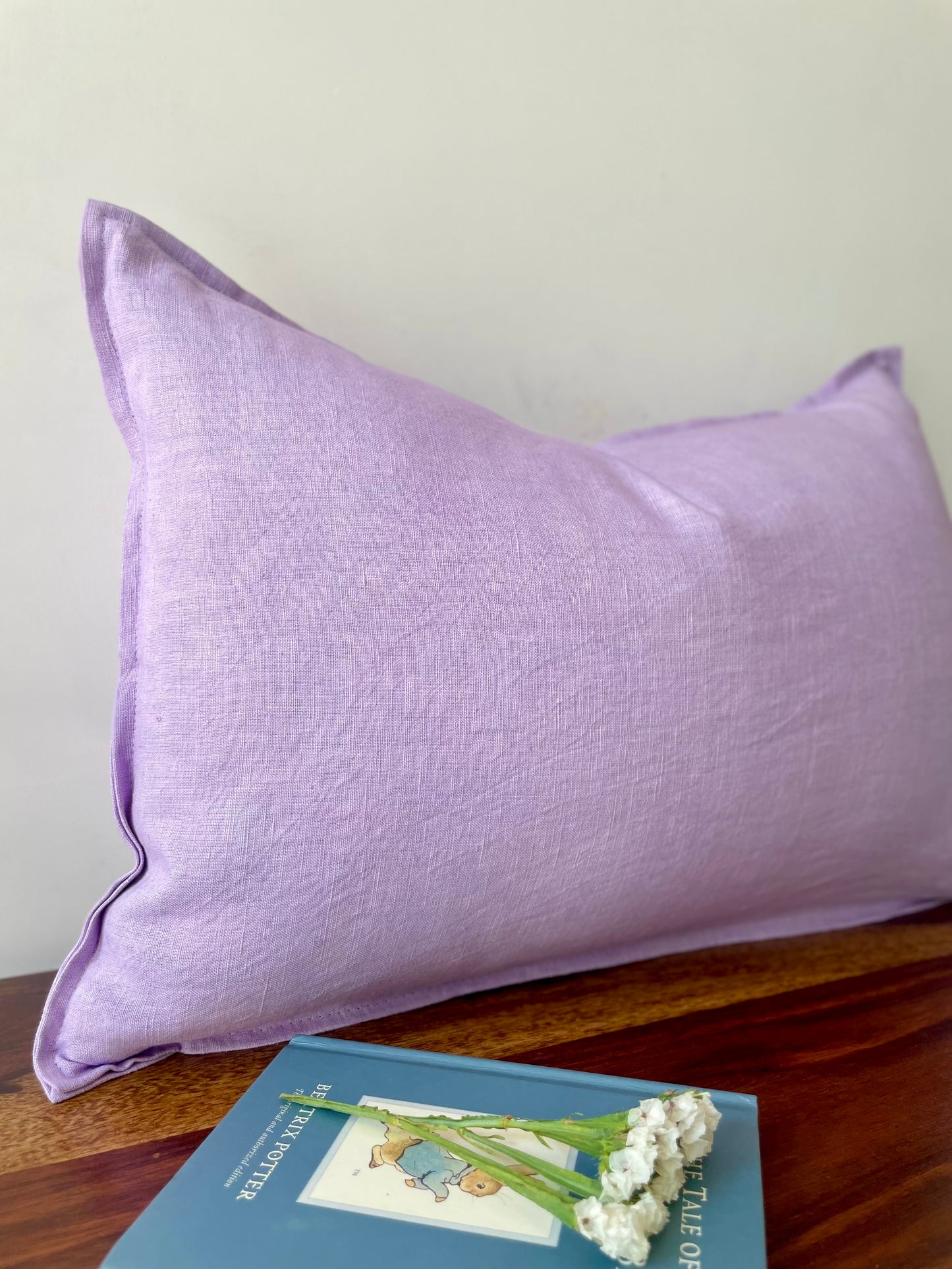 Lavender Lemonade Solid Lavender Cushion cover