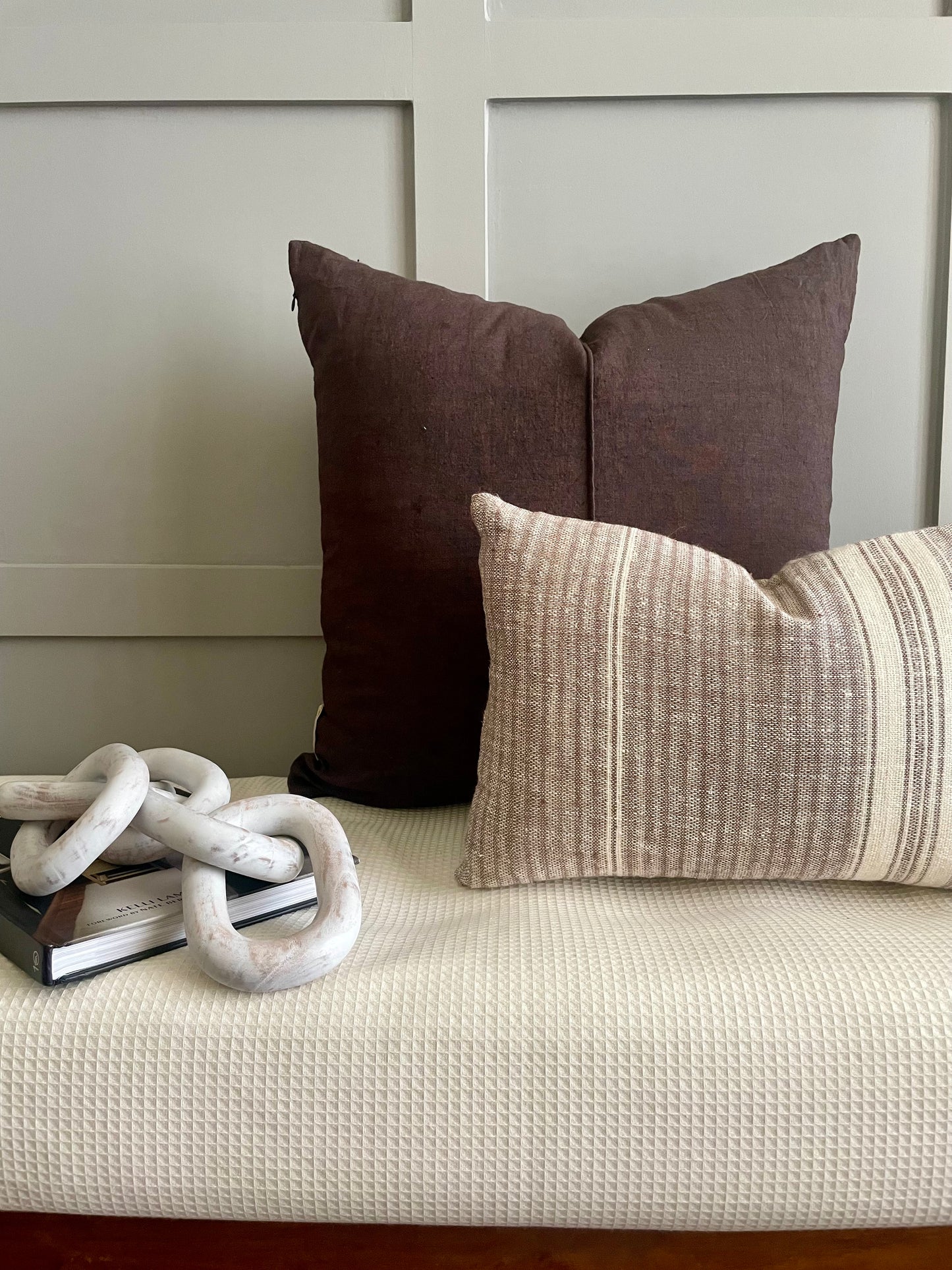 Fresh Brew Stripe Cushion cover