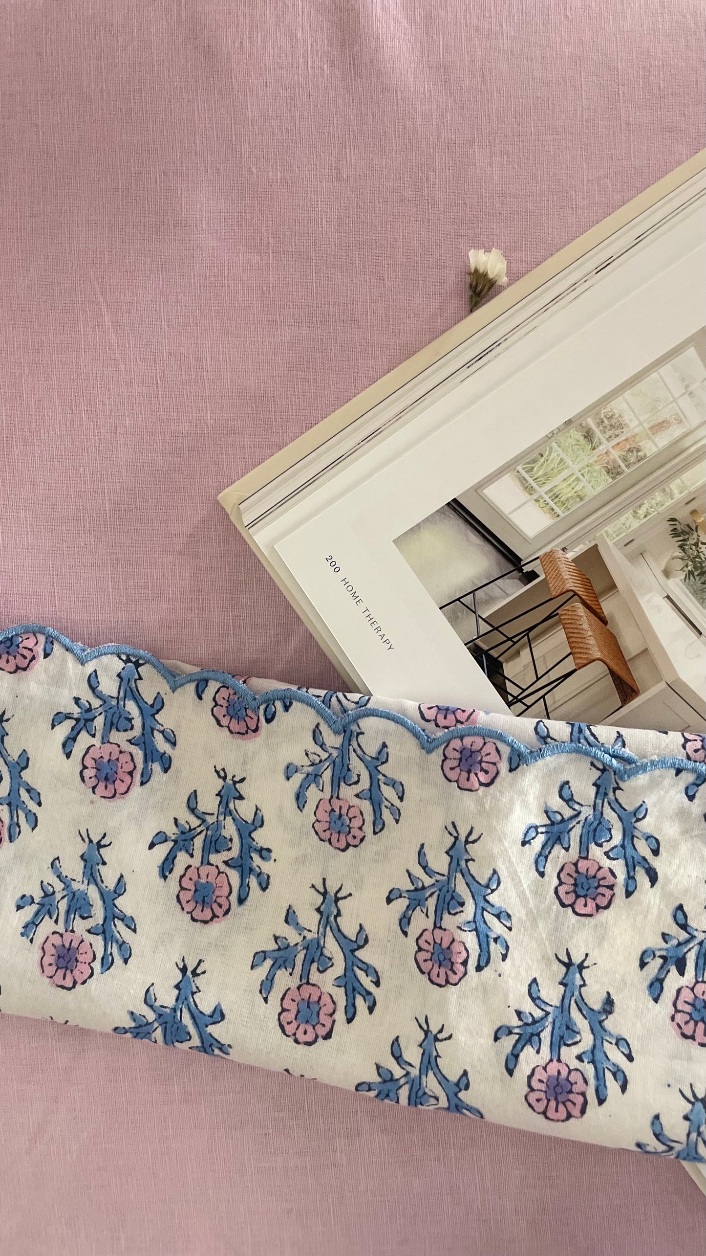 Blossom Hand block Printed Table Napkins